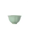 TEAWARE SETS 2st/Set Chinese Style Drinkware Azure Porcelain Cup Kitchen Kungfu Tool Ru Kiln Tea Teacups