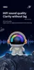 Portable Speakers New wireless Bluetooth astronaut speaker TWS couplet cute desktop space robot subwoofer Bluetooth speaker outdoor gift 24318