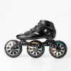 Chaussures Cityrun 3 roues en ligne Speed Skates Chaussures pour 3x110 mm Base de patinage 110 mm 85a PU Carbon Fibre Vulcan Standard Track Track Patines