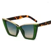 Sunglasses Cat Eye Shape For Men European American Stylish Outdoor Sun Glasses Vintage Hip Hop Women