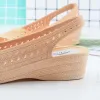 Sandaler Summer New Fashion Wedges Peep Toe Cutouts Slipon Plastic Women Beach Gladiator Sandaler Ladies Jelly Shoes 200128