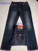 Pantaloni alla moda a gamba dritta Nuovi jeans True Elastic Robin Rock Revival Crystal Studs Denim Uomo M056