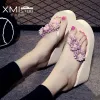 Flops Fongimic Boemia fiori Donne Donnettatori Flip spiaggia Flip spessi pantofole estate Schede Scarpe colorate Coloro Flip Flip Flip