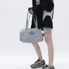 Bag Large Capacity Sports Travel Vintage Korean Style Nylon Crossbody Luggage Storage Girls