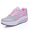 Boots Platform Sneakers For Women Mesh Shoes Sports Lady Blue Women's Running Chaussures 2021 Femme Sport Chaussures Trainer Plus taille 3542