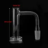 Edge Smoking 4mm inferior 16mm/20mm OD Contral Tower Terp Slurper Quartz Banger com pilar de quartzo/tampa de vidro para Dab Rigs Water Pipes LL