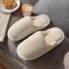 Boots Winter Women Slippers Warm Indoor Thick Sole Men Home Shoes Plush Dual Purpose Shoe Light Outside Slippers