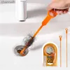 Other Household Cleaning Tools Accessories 1PC Bath Hair Sewer Filter Drain Outlet Kitchen Sink Anti Clogging Removal Tool Toilet Pipe Cleaner 240318