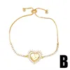 Charm Bracelets FLOLA Gold Plated Infinity For Women Clear Crystal Tennis Chain Lovebird CZ Jewelry Gifts Brt C18