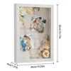 Cadres Shadow Box Picture Po Cadre Deep Portable Artwork Affichage Mémoire pour l'artisanat de mariage