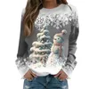 Bluza dla kobiet z kapturem dla dorosłych świąteczny sweter Sweet zabawny pullover długa kurtka kobiety swetry