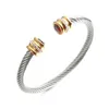 Bijoux mode luxe Bracelet en acier inoxydable entrelacé AAACZ Cool trucs inde bijoux SZQCH004 240307