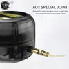 Alto-falantes portáteis Mini alto-falante portátil universal 3,5 mm Plug in Jack Mini caixa de som Amplificador de alto-falante para celular Alto-falantes externos com fio 24318