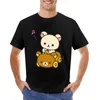 Męskie topy z czołgami samochodem Drive Rilakuma T-shirt Cute Anime Ubrania Męskie koszulki graficzne