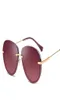 2022 klassische Großen Rahmen Runde Sonnenbrille WomenMen Marke Designer Legierung Spiegel Sonnenbrille Vintage Modis Oculos8162511