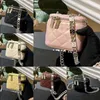 سلاسل المينا الكلاسيكية مصممة فاخرة CC Box Crossbody Bag French Fashion Woman Case Lostt