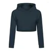 Active Shirts A 2024Yoga Coat Crop Top Loose Hoodie Women Clothing Sports Versatile CasuLO Logo Fitness Running Sw