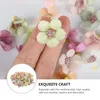 Decorative Flowers 50 Pcs Simulation Silk Flower Head Artificial Peonies Bulk Garland DIY Adornment