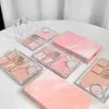 Cień oka 6 Kolor Nowy matowy paletę cieni do powiek perłowy Peach Pink Makeup Palett