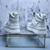 Wedding Designers Dress Party Shoes Autumn Fashion Leather High top Casual Non slip Sneakers Round Toe Thick Bottom Outd