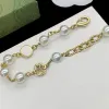 2024 Bracelet de créateur de mode pour femmes bijoux en or de luxe femmes manchette de charme bracelet classique perlé chaîne de perles bijoux cadeaux de mariage avec boîte -7