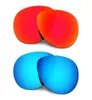 Lunettes de soleil HKUCO verres de remplacement polarisés pour commentaires rouge bleu 2 paires2725381