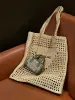 Designer Bags Luxury Shoulder Straw Bag Women Plaited Raffia woven bag Large Capacity Casual Tote Handbag Hollow Summer Beach Vacation Bag