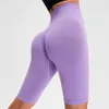 Lu Align Align Lu Lemon Up Lady Push Sports Short de gymnastique taille haute Fiess Yoga Liftbutt cyclisme femmes course à pied entraînement 2024 Gym Jogger Spor