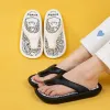 Slippers Graffiti Summer Flip Flip Sandals Unissex Beach Plataforma grossa Menino Mulheres Sapatos casuais Cartoon Dogs Slippers