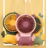 Cartoon Mini Handheld Fan USB Oplaadbare Koelventilator Draagbare Outdoor Reizen Pocket Fans Voor Student Kids Gift Party Favor