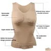 Damen Shapers Frauen Body Shaper Plus Größe BH Cami Tank Top Abnehmen Weste Korsett Shapewear Slim Up Lift Dessous Set Gürtel für Drop D Oth6Q