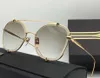 LuxuryPilot Occhiali da sole GoldGold Flash Lens Gafas de sol Occhiali da sole firmati Shades UV400 lente talon due occhiali New1611470