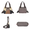 Shoulder Bags Women Handbags Crossody Bag Female Messenger Color Block Canvas