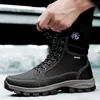 HBP Botas de tornozelo clássicas sem marca com cadarço masculino coreano outono inverno botas romanas casuais para caminhada ao ar livre sapatos masculinos