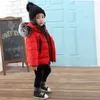 Aşağı Pamuk Pamuk Yastıklı Kalınlama Termal Erkek Kız Parkas Hooded Kış Çocukları Çocuk Dış Giyim Toddler Sıcak Kalın Ceket