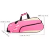 Outdoor Bags Waterproof Shoulder Badminton Organizing Carrying Bag 3 Racket Tennis Rackets Cover Racquetball Backpack