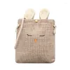 Schoudertassen Mode Kleine Crossbody Voor Vrouwen 2024 Mini Canvas Schattig Oor R Tas Meisje Bolsas Dames Telefoon Portemonnee