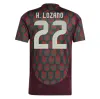 Fan del giocatore 2024 2025 Maglie da calcio di calcio Messico Nazionale S.Cordova J.Quinones A.Vega G.ochoa S.Gimenez Raul H.Lozano Chicharito K.Alvarez 24 25 Men Kids Shirt