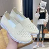 Stivali 2022 Nuove scarpe da donna estate a maglia Sneaker da donna Sneaker Slip on Shoes Lightweight Flat Women Sports Scarpe Plus Size