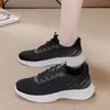 أحذية غير رسمية للنساء أحذية رياضية منصة الدانتيل الأبيض zapatillas mujer التنفس Tenis feminino الرياضة أنثى يدير 166