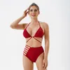 Women's Swimwear 2024 Trendy Bikini Two Piece Swimsuit Large Size Surfing Sport Beach Costumes Wholesale And Retail