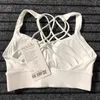 LL Cross Braps Bra Gym Fiess Beauty Back Bras Bras Sexy Wear Женщины отжимают мягкие блюд танцевальные спортивные спортивные занятия.