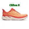2024 Designer shoes One Bondi 8 outdoor Shoes mens Womens Platform Sneakers Clifton 9 Men Black White Mens trainers eur 36-45