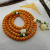 Strand 108 perles Bodhi graines charbon grillé Jade lièvre bracelets pour hommes et femmes