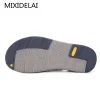 صندل Mixidelai 2022 الجديد الصيفي الصيفي للرجال أحذية أحذية جودة مريحة للرجال صندل تصميم الأزياء تصميم رجال أرمان غير رسمية