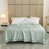 Songkaum Silky Cooling Blanket Summer Quilt Four Seasons Microfiber Sofa Air Condyser Comforter Double Side Machine Washable 240318