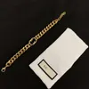 Dames Designer Oorbellen Ketting Armband Messing Eenvoudige Letter Hanger Luxe Mode-sieraden Zonder Doos 959