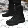 HBP غير العلامة التجارية بيع الساخنة الأزياء الألياف الدقيقة الأزواج المائية الأحذية الجلدية في الهواء الطلق على الطراز غير الرسمي الحذاء الثلج للرجال الأحذية الثلجية للنساء