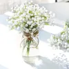 Dekorative Blumen, 10 Stück, 30 Köpfe, 29 cm, BabysBreath, künstlicher Kunststoff, Gypsophila, DIY Blumensträuße, Arrangement für Hochzeit, Heimdekoration