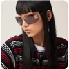 Designer Miaos Sonnenbrille MIU 54YS, genau wie Zhang Yuanyings trendige rahmenlose einteilige Sonnenbrille mit großem Rahmen JZF8